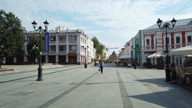 Нижний Новгород. Большая Покровская ранним утром. смотреть онлайн