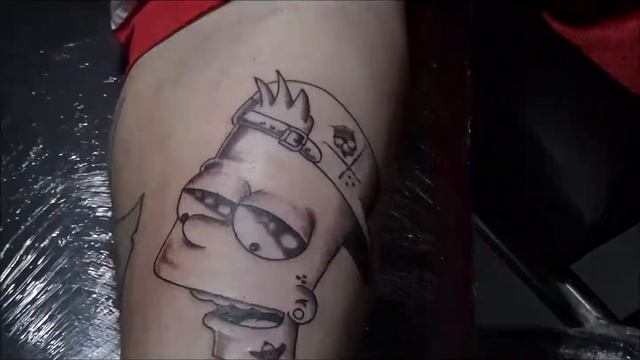 Tattoo Full Color Bart Simpson (Agustin Alessio Tatuajes) смотреть онлайн