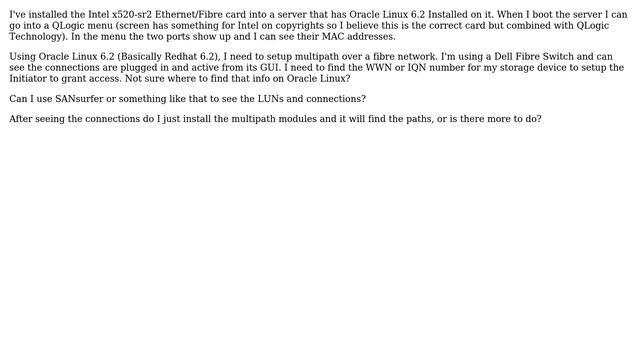 DevOps & SysAdmins: How to configure multipath using Intel X520-SR2 10GB on Oracle Linux 6.2? смотреть онлайн