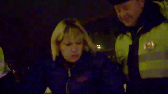 Пьяная дама . Кто сказал что ДПС не помогает ? часть 1 смотреть онлайн