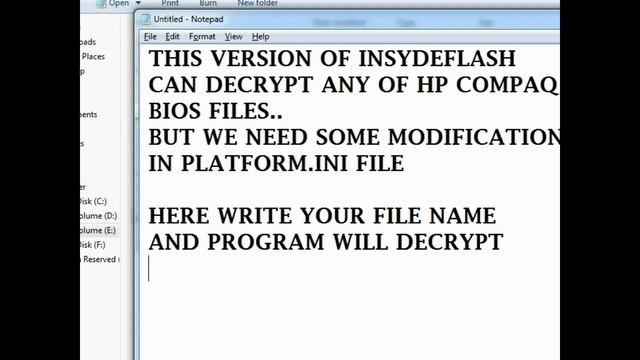 HP-COMPAQ bios bin file tool смотреть онлайн