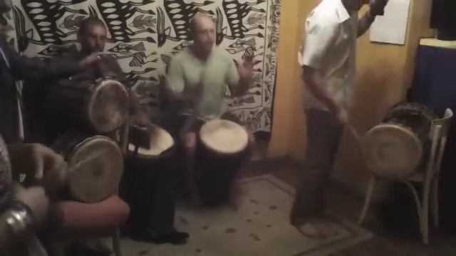 Djembe Drum and Dance Party At Jesse's House: "Sunu " смотреть онлайн