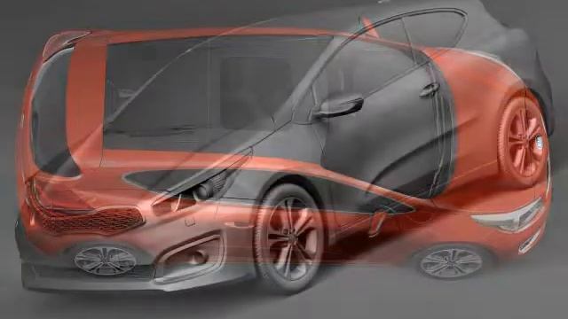3D Model Kia PRO Ceed 2016 at 3DExport.com смотреть онлайн