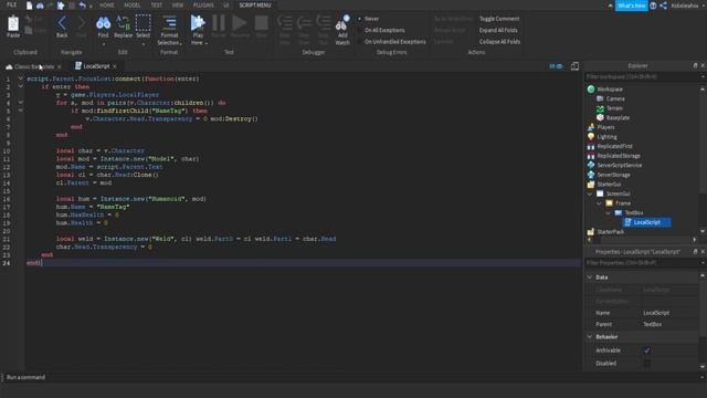 How to make a Roleplay Name Changer On Roblox Studio смотреть онлайн