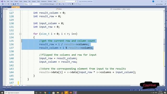 Parallel implementation of matrix operations : Part 2 Matrix multiplication. смотреть онлайн
