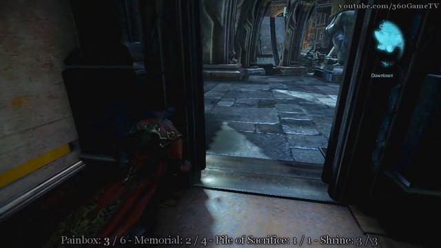 Castlevania Lords of Shadow 2 - All Collectibles - Downtown Gems Pile MemorialShrine