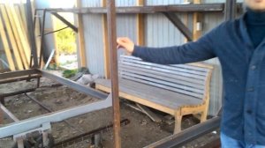 Бытовка 6 м. металлический каркас