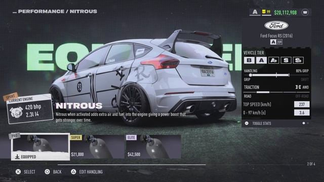 Nfs Unbound | A class build 1 | Ford Focus RS (2016) смотреть онлайн