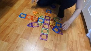 Как собрать фигуры из магнитного конструктора