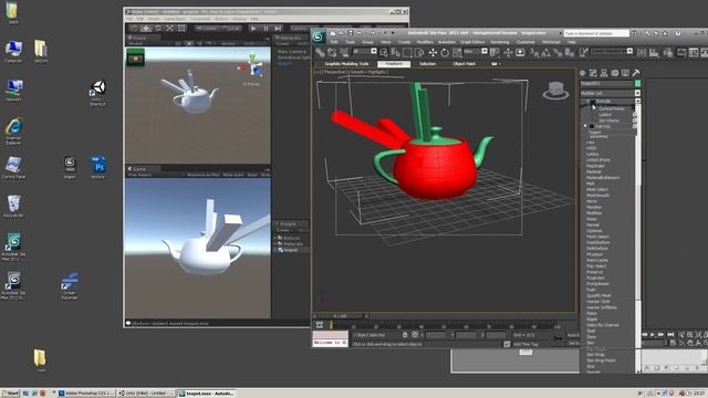 3DSMax x Photoshop x Unity mp4 смотреть онлайн