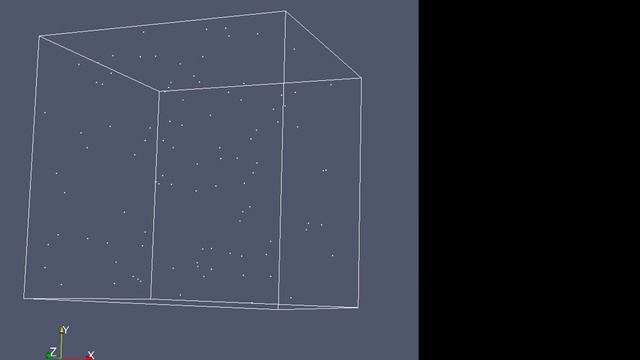 Lennard-Jones Simulation with N=100 and Medium Timestep Size смотреть онлайн