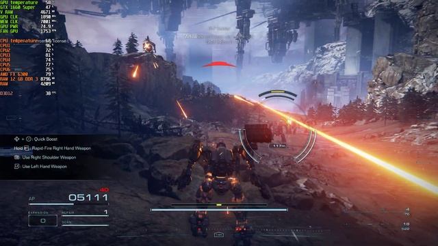 Armored Core VI: Fires of Rubicon Amd FX 6300 + GTX 1660 Super High Settings смотреть онлайн