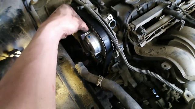 Форд фокус 1.6 115 л. с. замена помпы, грм смотреть онлайн