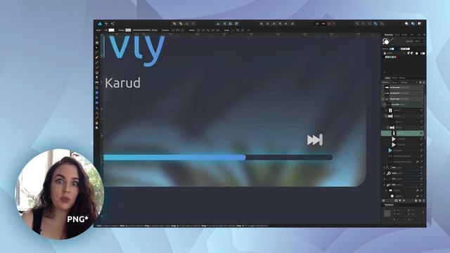 UI in Affinity Designer? | Music Player Mockup смотреть онлайн