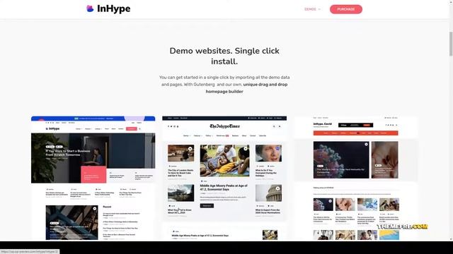 InHype - Blog and Magazine WordPress Theme personal responsive Easy Create Website смотреть онлайн