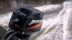 Работа подвесного лодочного мотора Mercury 40 ELPTO