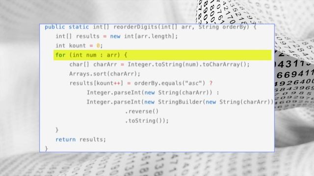 Reorder Digits Java Coding Challenge | Edabit | How'd You Code That? смотреть онлайн