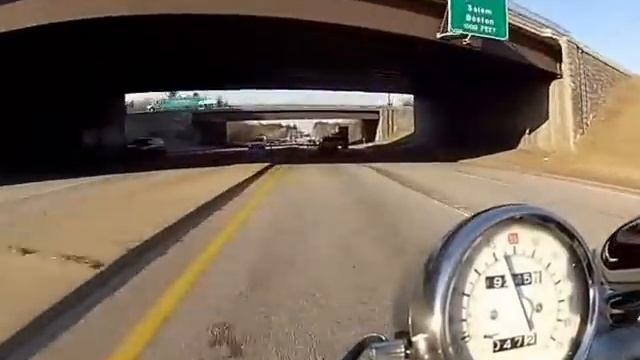 Yamaha Virago 1100. Ride to work. смотреть онлайн