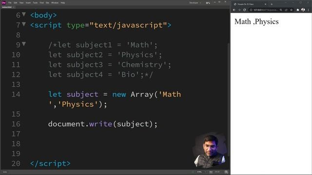 Array in JavaScript Tutorial in हिंदी /اردو - Class - 34 смотреть онлайн