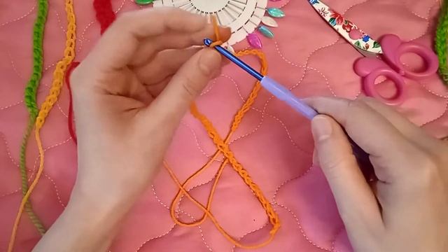 Что можно делать из простой цепочки воздушных петель ) смотреть онлайн