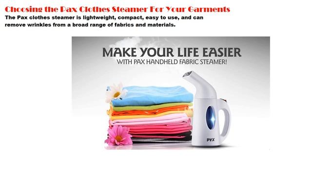 Pax Clothes Steamer | Best Clothes Steamer смотреть онлайн