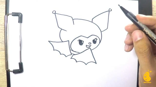 How To Draw Kuromi | Easy Drawing