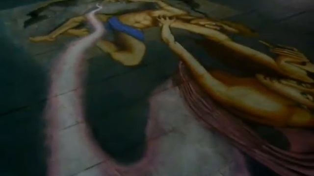 Pavement Art, Melbourne: 'Genie and her Master.' смотреть онлайн
