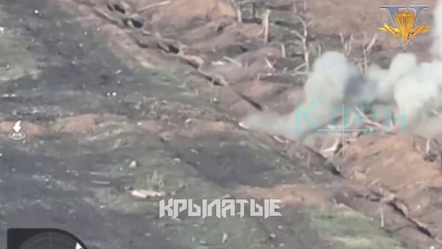 Прилеты по украинской пехоте от десантников смотреть онлайн