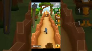Bunny run# бегает зайчик#гонка#убегаем от медведя