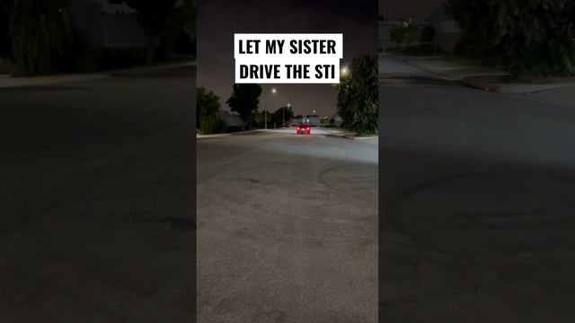 Let my sister drive the STI смотреть онлайн