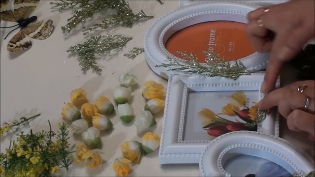 Декор рамки цветами смотреть онлайн