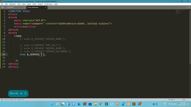SERVER VARIABLE IN PHP WITH EXAMPLES || LECTURE 4|| RECIMOTECH SOLUTIONS смотреть онлайн