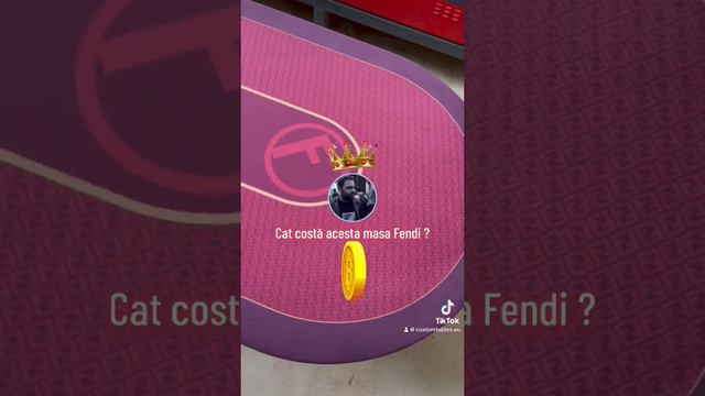 Masa de poker Fendi la doar 199 euro, comanda acum pe www.customtables.eu #pokertable #casino смотреть онлайн