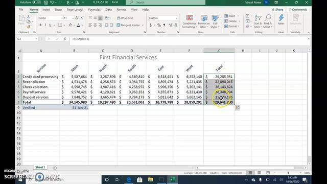 Excel Module 2 FinancialServices Independent Challenge 2 New смотреть онлайн
