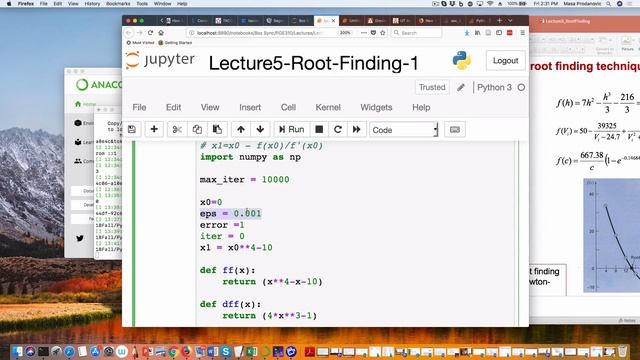 PGE310 Lecture5 Part5 RootFinding 2018 10 26 смотреть онлайн