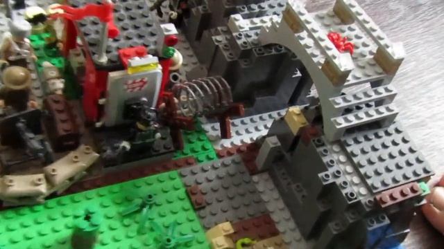 САМОДЕЛКА ВОЕННАЯ БАЗА ДЛЯ БОМБЁЖКИ ИЗ ЛЕГО!!!