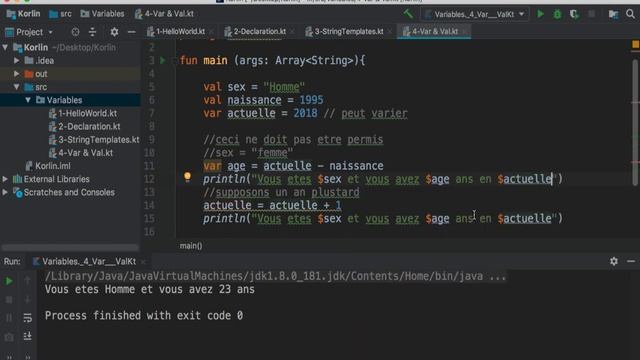 Kotlin Appronfondi pour les Devs Android(06): Les Variables - Var & Val смотреть онлайн