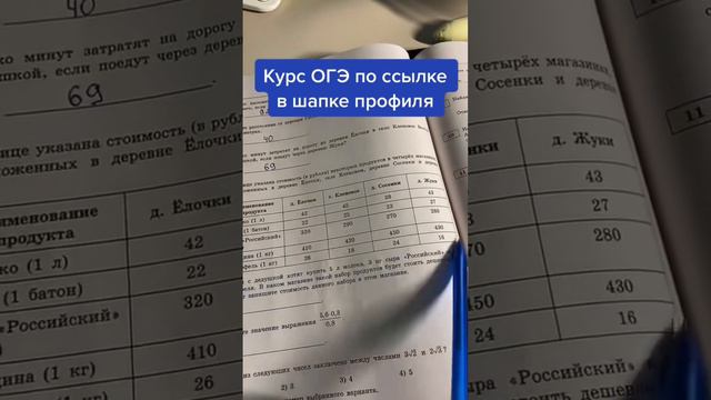 ОГЭ Где выгоднее купить продукты? #огэ #огэ2023 #огэматематика #алгебра смотреть онлайн