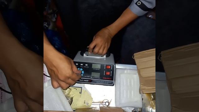Unboxing Intelligent Pulse Charger 40A Merk Anjing AJ-616A