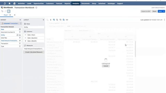 NetSuite SuiteAnalytics Workbooks смотреть онлайн