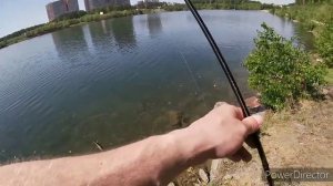 Ловлю щуку возле Рамады. Екатеринбург, городская рыбалка.