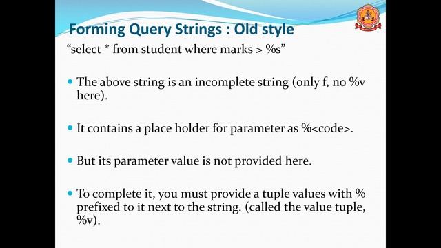 Chapter-15 Interface Python with MySQL Part-3 by Mr. Sunil Kumar H смотреть онлайн