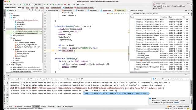 Kotlin - Simple Note dengan SP смотреть онлайн