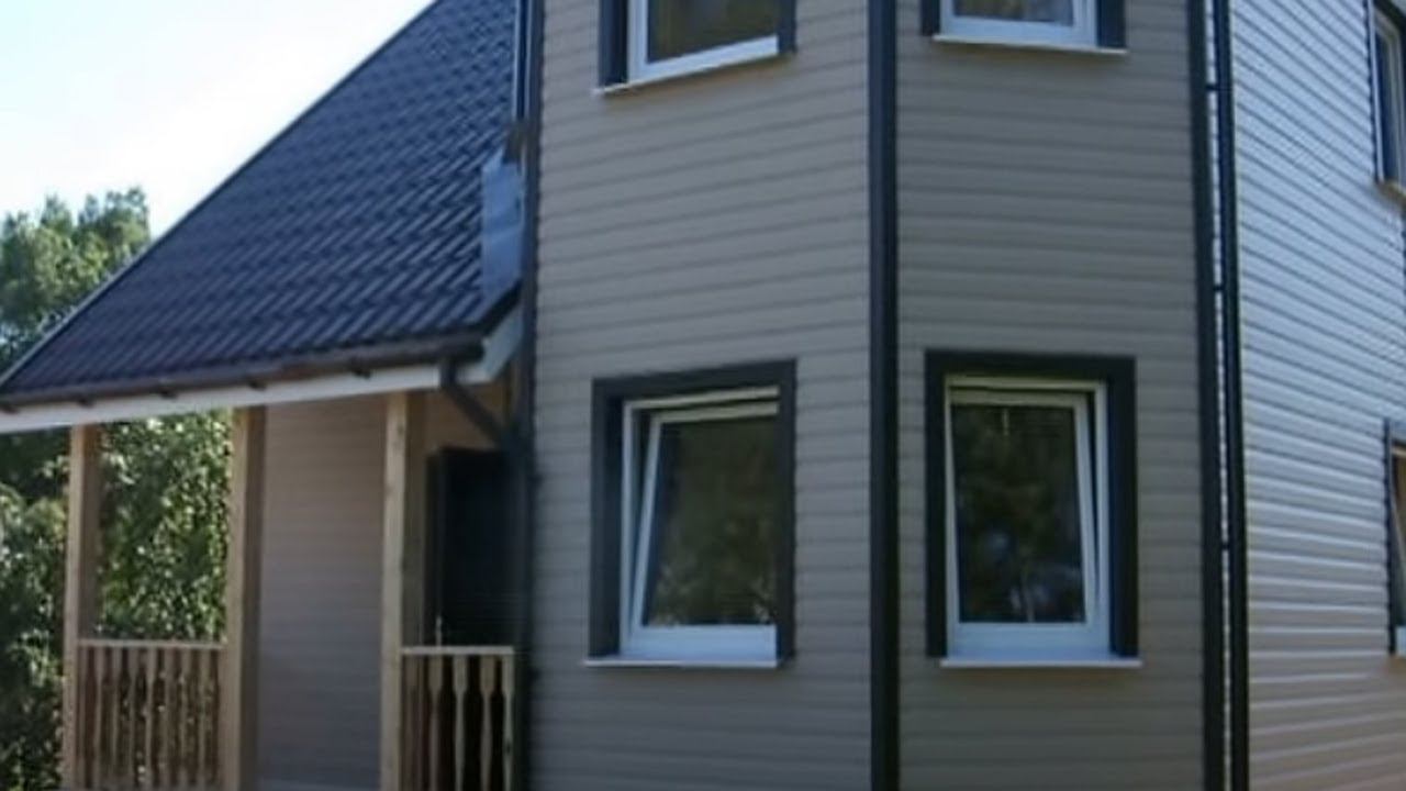 Каркасный дом с эркером | Обзор дома смотреть онлайн