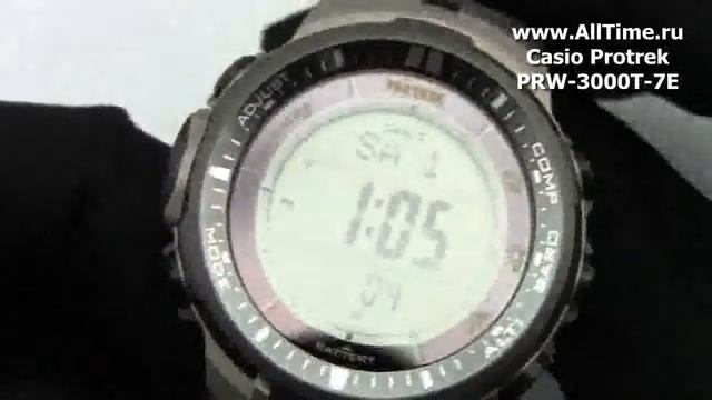 Обзор. Мужские наручные часы Casio Protrek PRW-3000T-7E