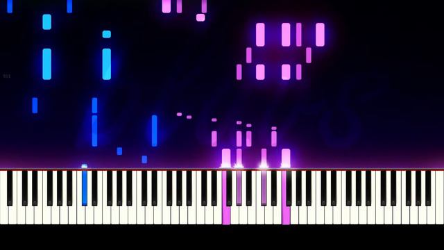 Angel Beats! Piano Medley - Anime Tutorial (Synthesia) | bluvs смотреть онлайн