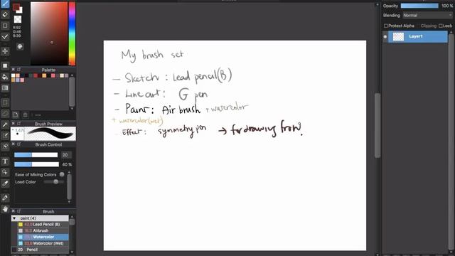[Medibang Paint Pro desktop version how to] My Brush set смотреть онлайн