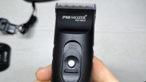 ProMozer MZ-9822 обзор беспроводной аккумуляторной машинки для стрижки