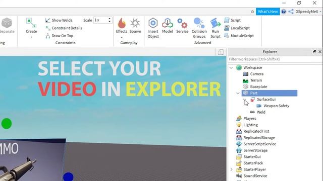 HOW TO add video in ROBLOX !!! | ROBLOX STUDIO TUTORIAL 2021! смотреть онлайн