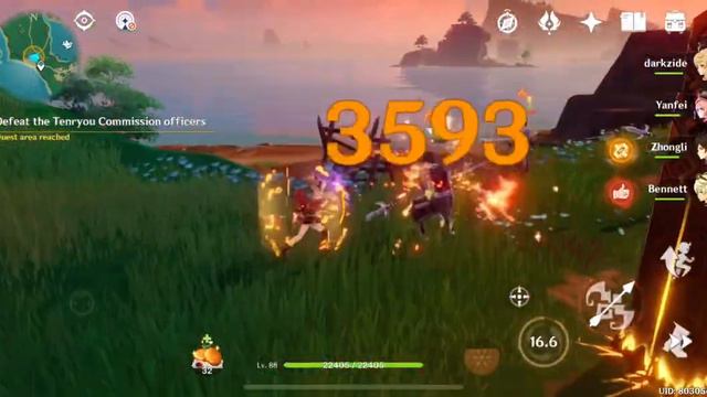 Genshin Impact: Yoimiya vs Tenryou Commission Guards смотреть онлайн